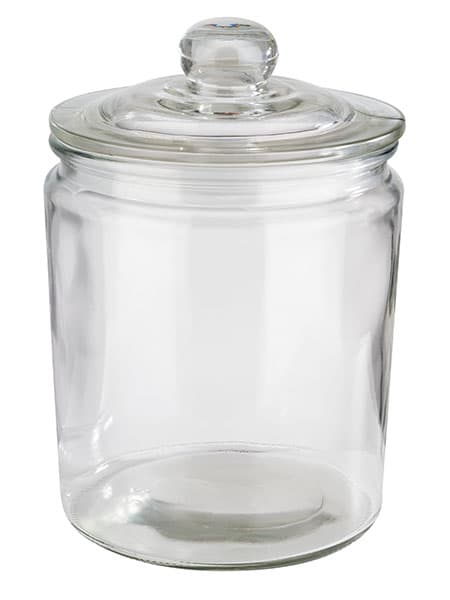 Classic üvegtégely átm. 14 cm, m: 21,5 cm