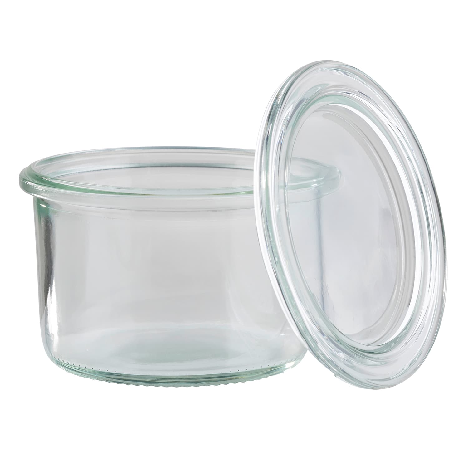 Weck-glasses fedővel átm. 9 cm, M: 6 cm