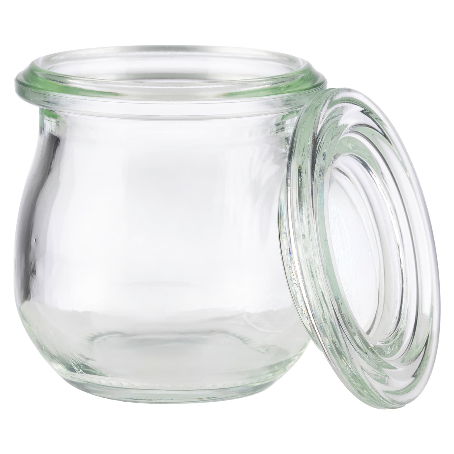 Weck glasses fedővel, 12 db. átm. 5,5 cm, m: 6 cm