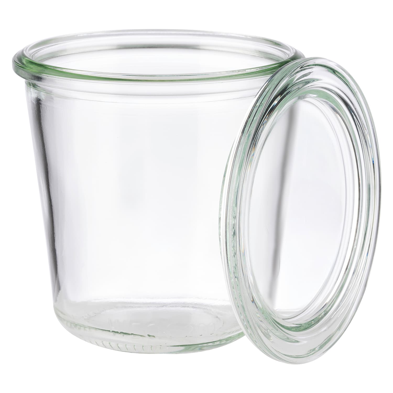 Weck glasses fedővel, 6 db. átm. 9 cm, m: 9 cm