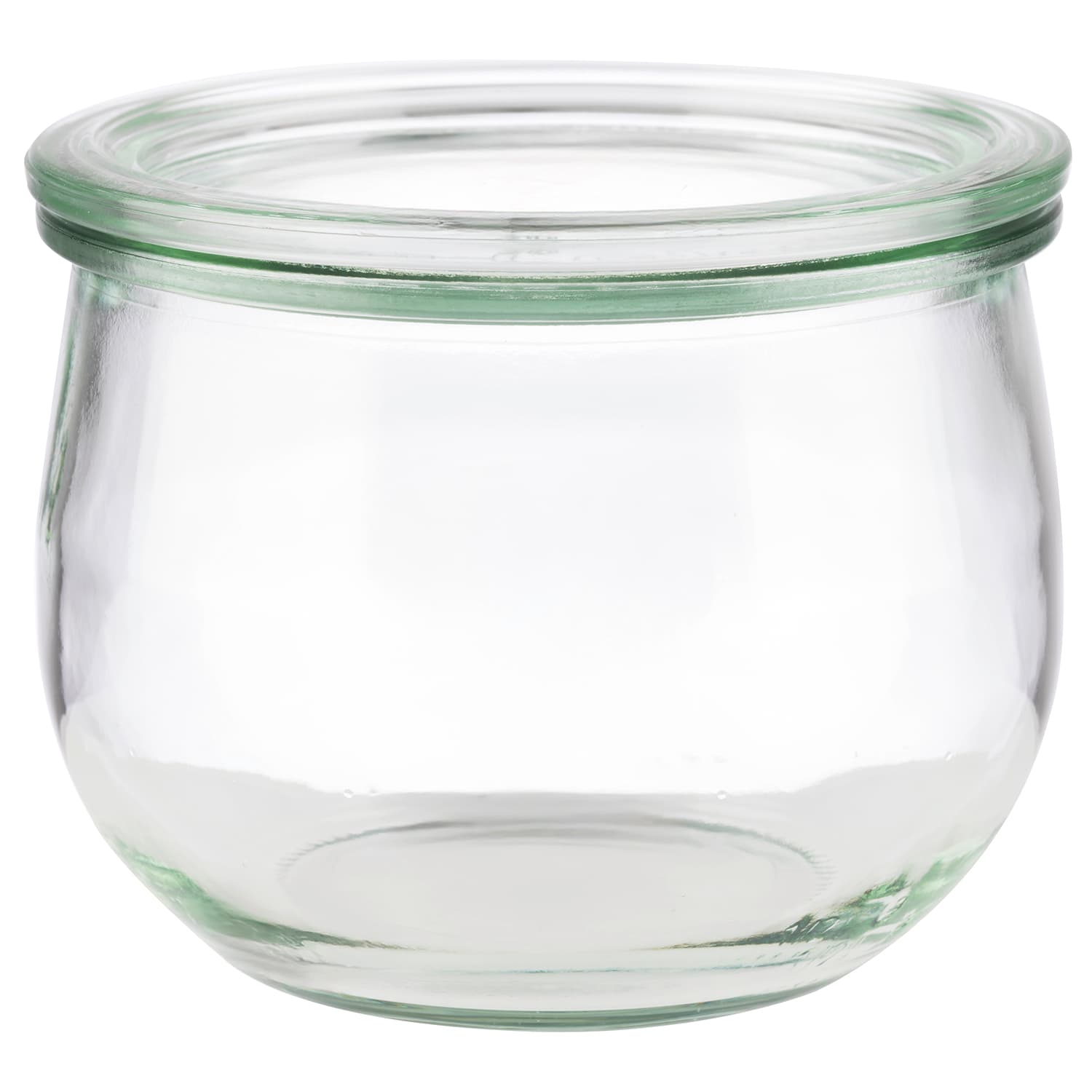 Weck glasses fedővel, 6 db. átm. 11 cm, m: 9 cm