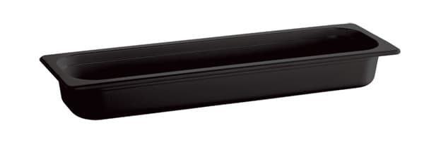 Ecoline GN 2/4 container fekete 53 x 16,2 cm, depth:: 65 mm