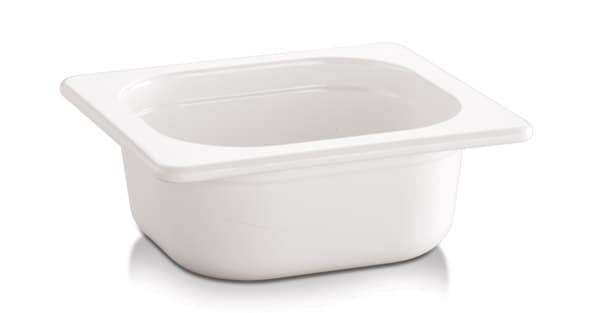 Ecoline GN 1/6 container fehér 17,6 x 16,2 cm, depth: 100 mm