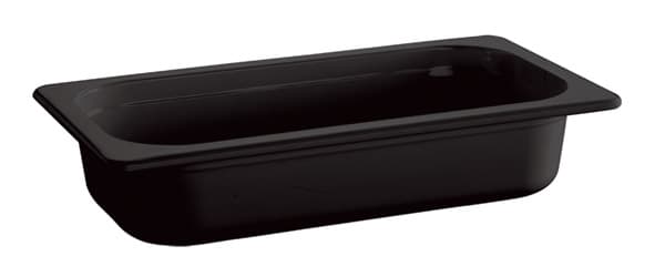 Ecoline GN 1/3 container fekete 32,5 x 17,6 cm, depth: 100 mm