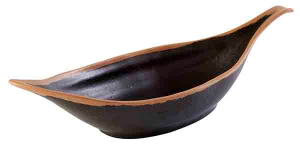 Crocker leaf barna 42 x 14 cm, M: 9,5 cm