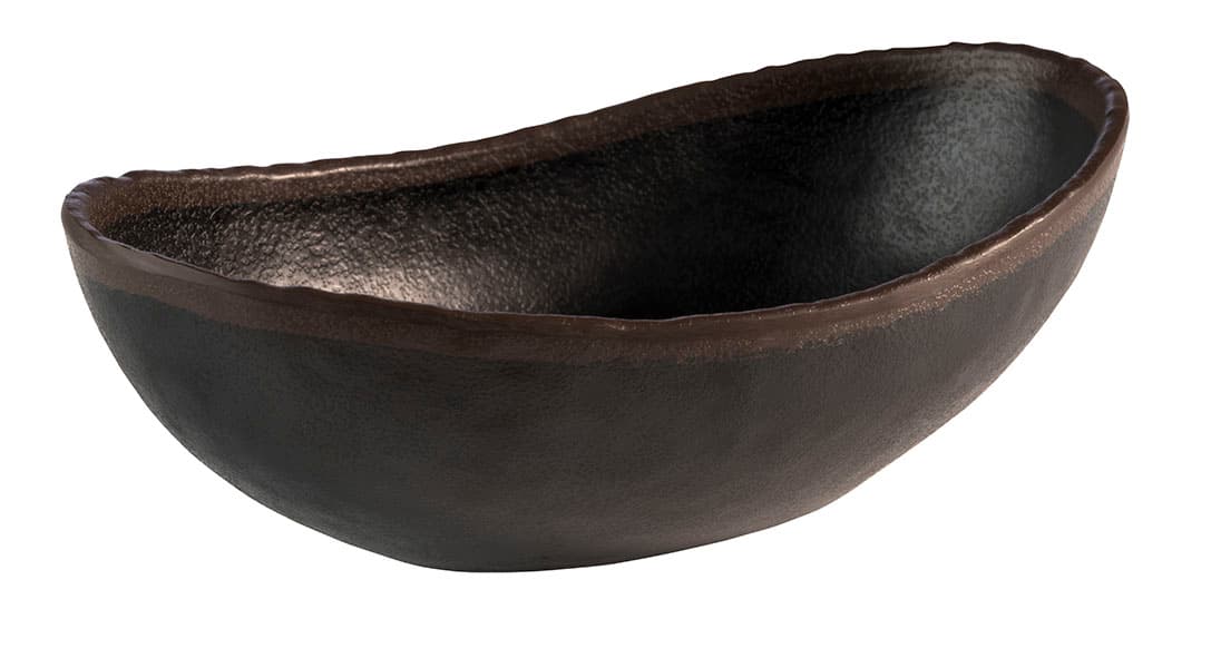 Marone tál 22 x 13 cm, m: 7,5 cm