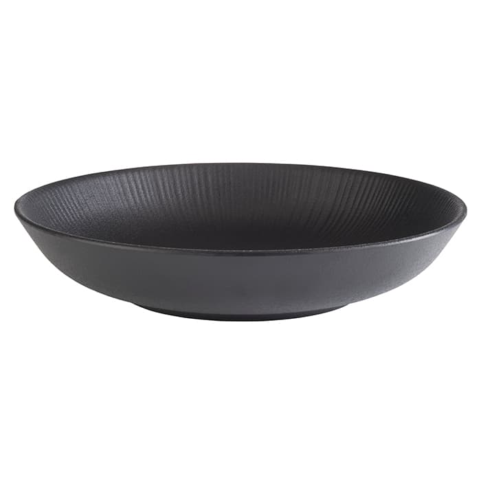 Nero tál fekete átm. 22,5 cm, m: 4,5 cm