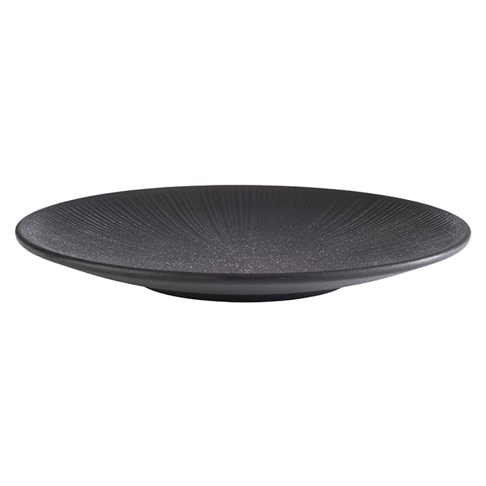 Nero tányér fekete átm. 26 cm, m: 3 cm