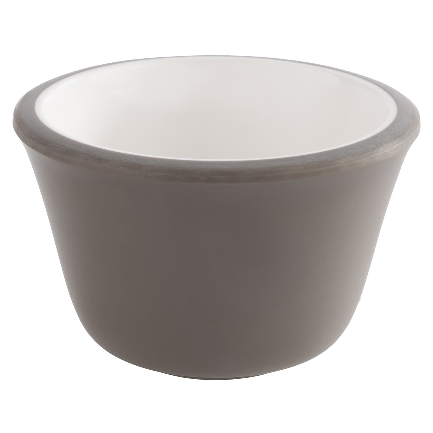 Mártogatós tálka, 6 db. szürke átm. 6 cm, m: 4 cm, 40 ml