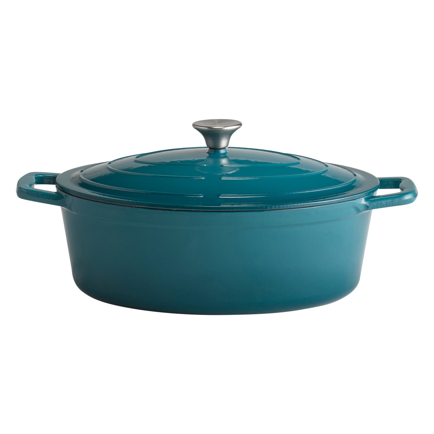 5 Stars roaster fedővel türkiz 33 x 25 cm, m: 11 cm (oval)