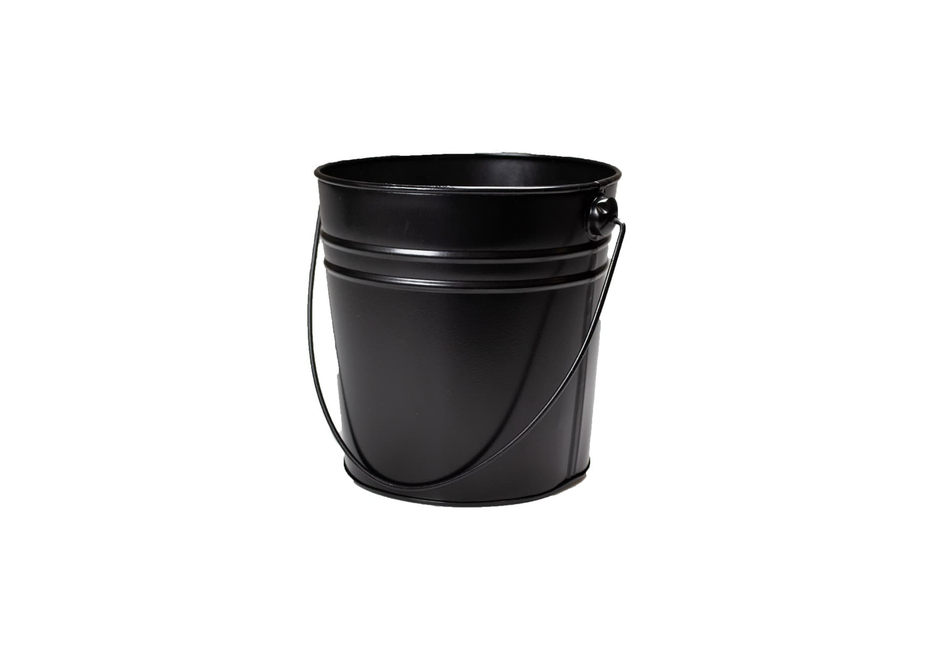 Rozsdamentes acél tálaló vödör, fekete, 16 cm