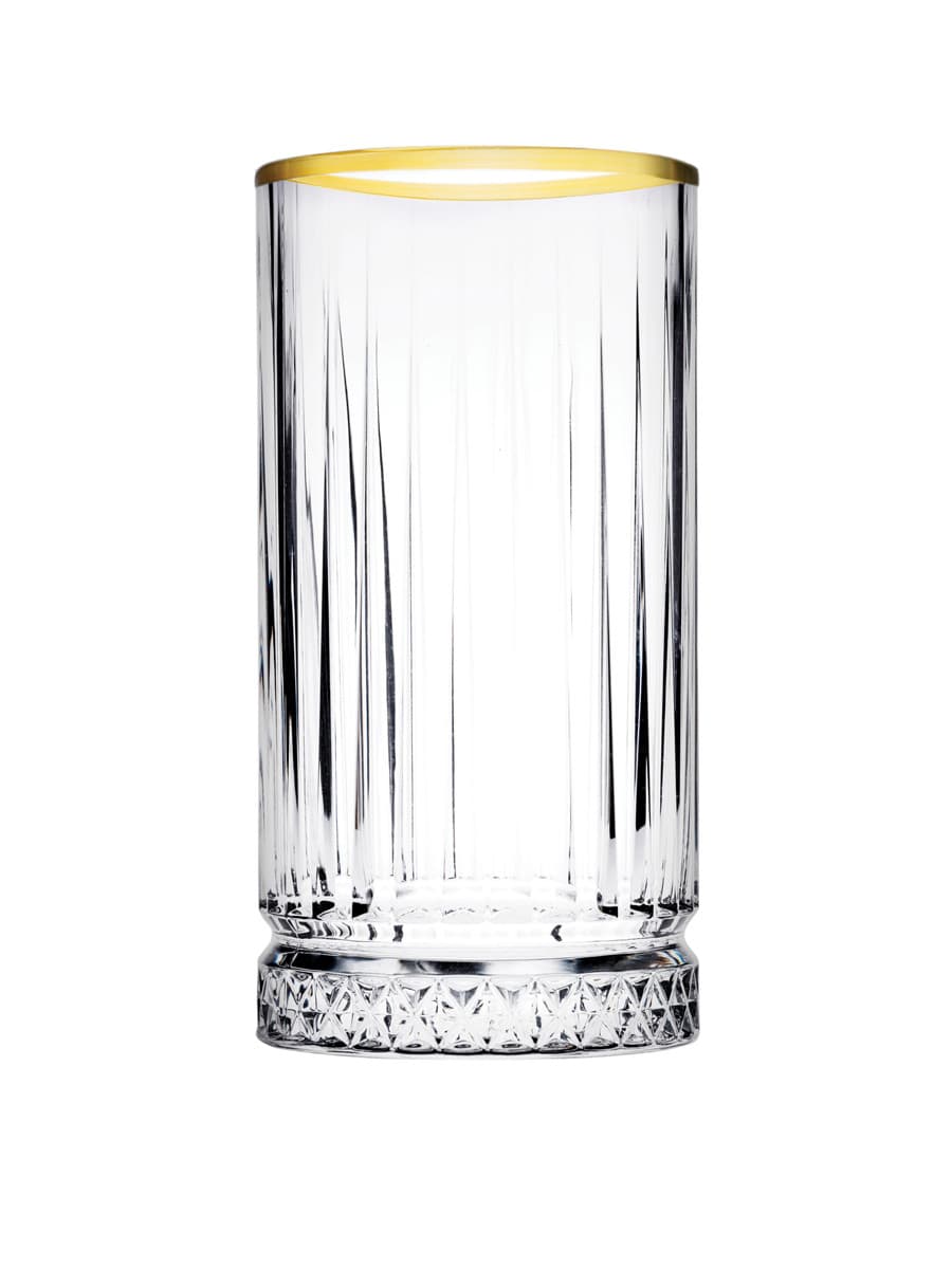 Elysia longdrink glas arany perem 445 ml