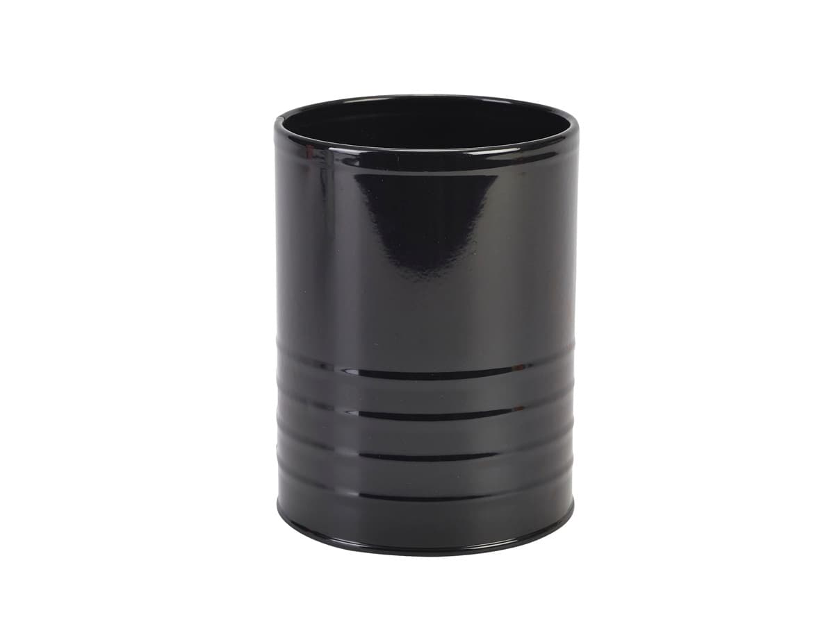 Horganyzott acél csésze fekete 1300 ml