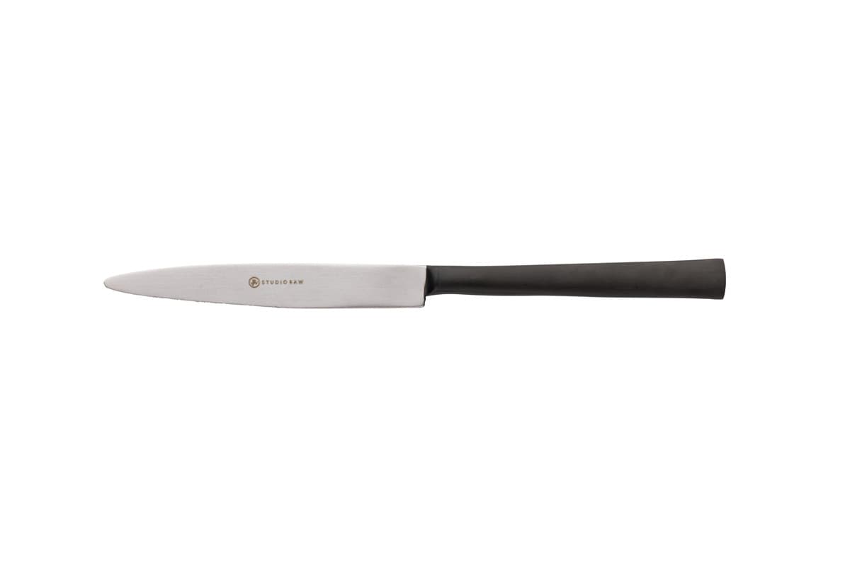 Dessertknife 18/10 vintage/alátét fekete 20,5 cm