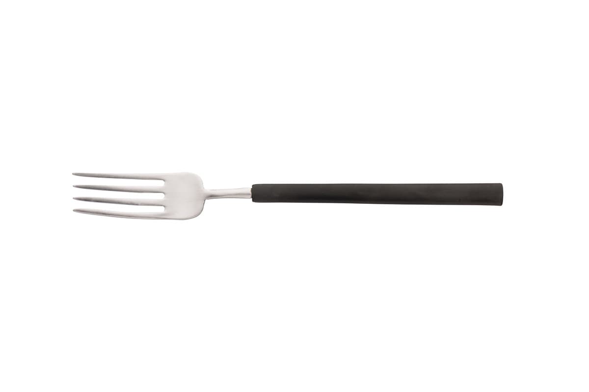 Desszertkanál 18/10 vintage/alátét fekete 17,5 cm
