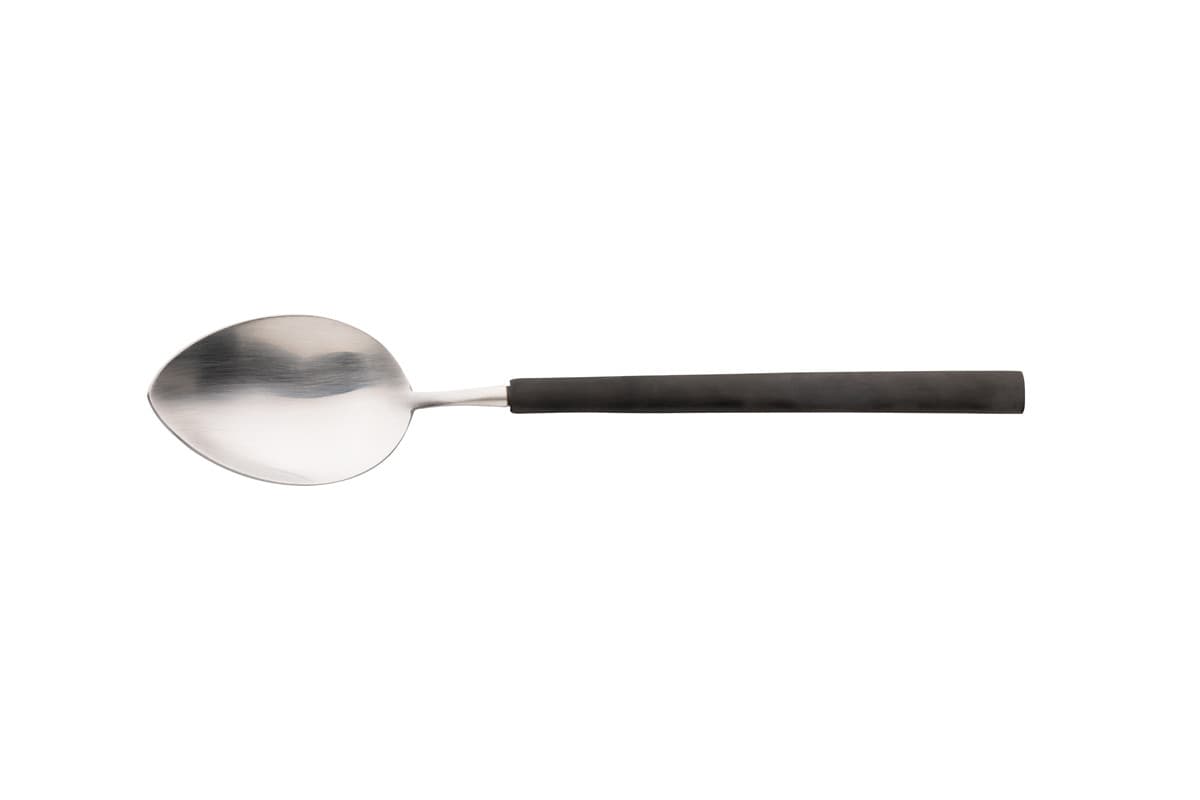Desszertkanál 18/10 vintage/alátét fekete 17,4 cm