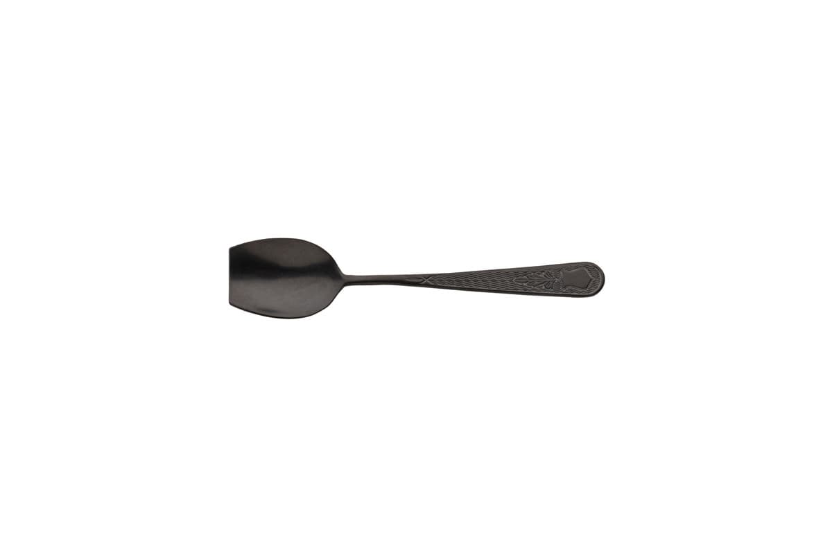 Icecream-desszertkanál 18/10 klasszikus fekete 13,3 cm
