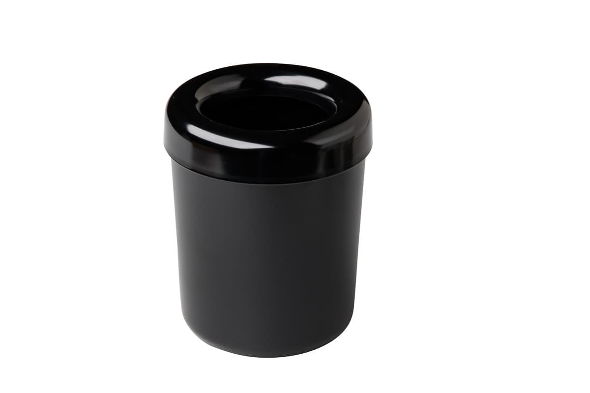 Tablebin fedővel fekete 13 x 16 cm