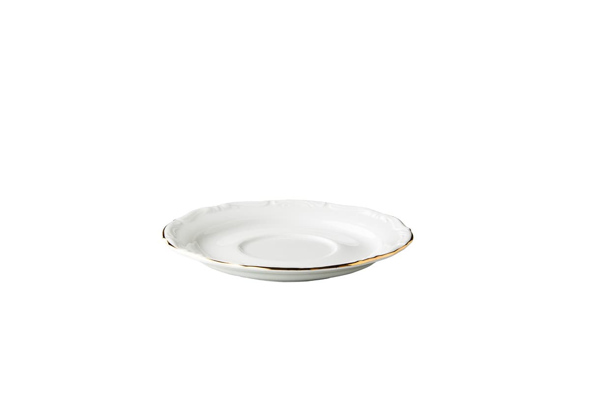 Maria Theresa arany leveses csészealj 17 cm