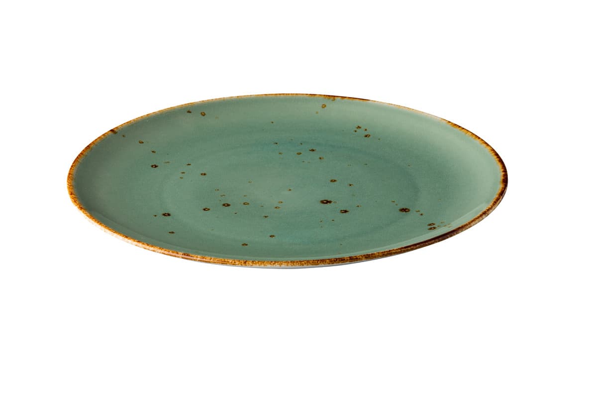 Vízkék coupe tányér reaktív kék 15,5 cm