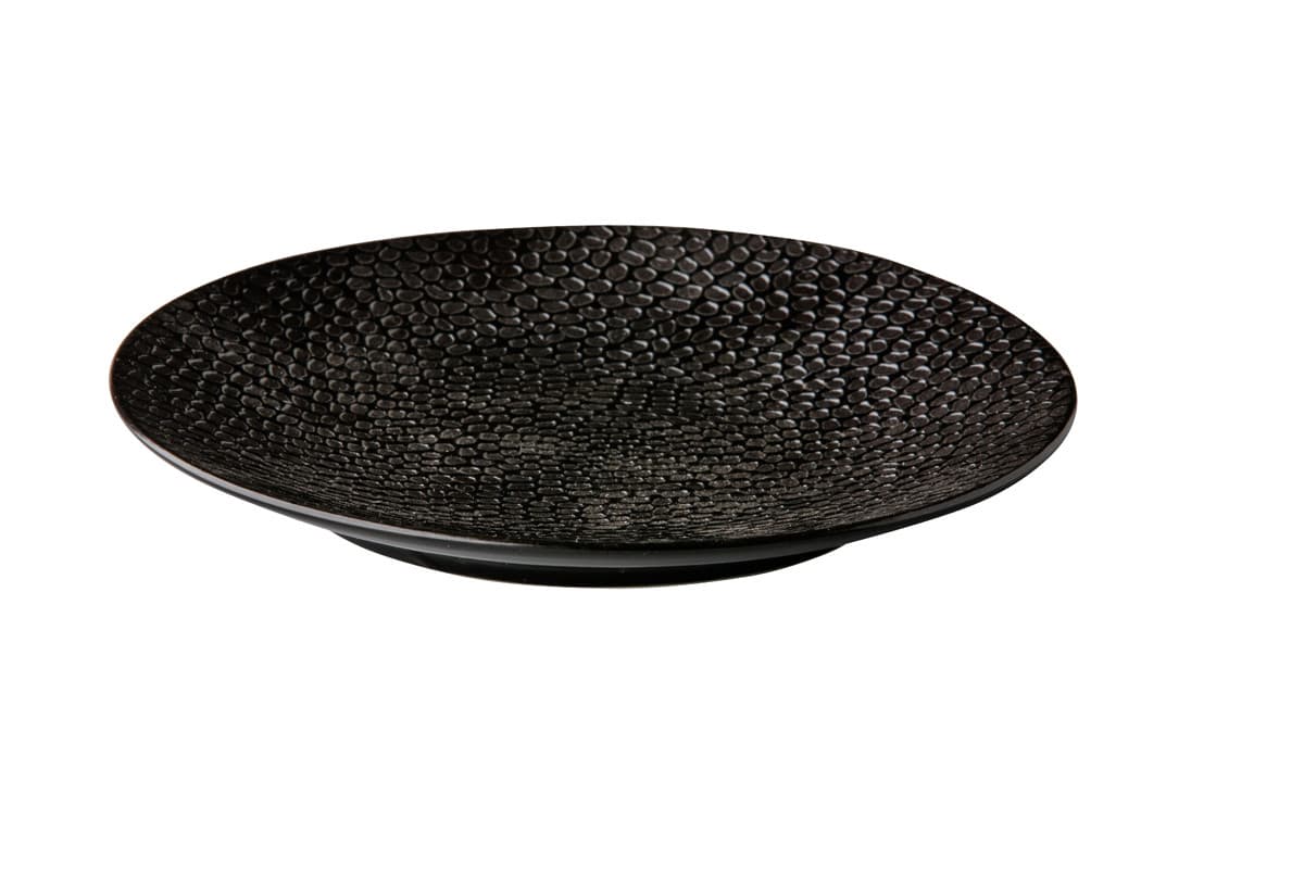 Coupe tányér Honeycomb fekete 16 cm
