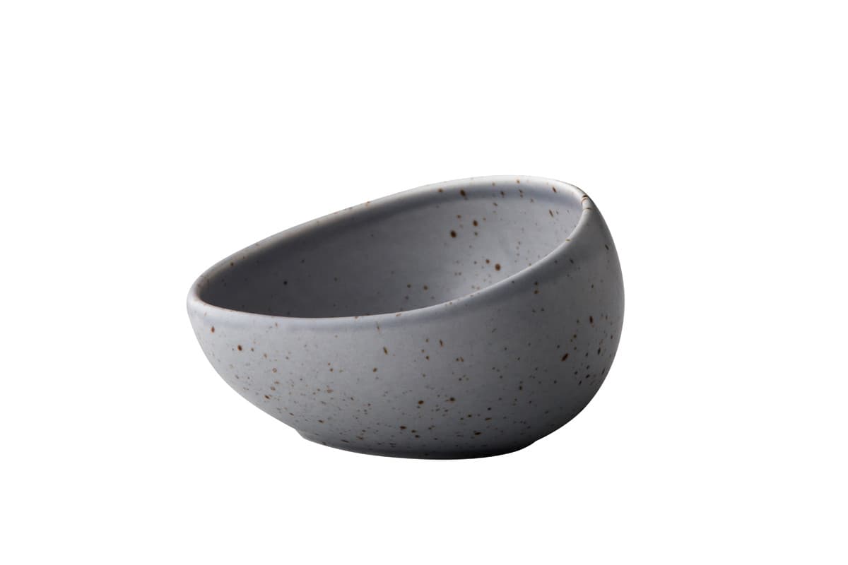Tinto tál ferde M matt szürke 10 cm