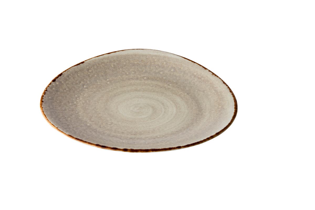 Jersey tányér háromszög szürke 21 cm