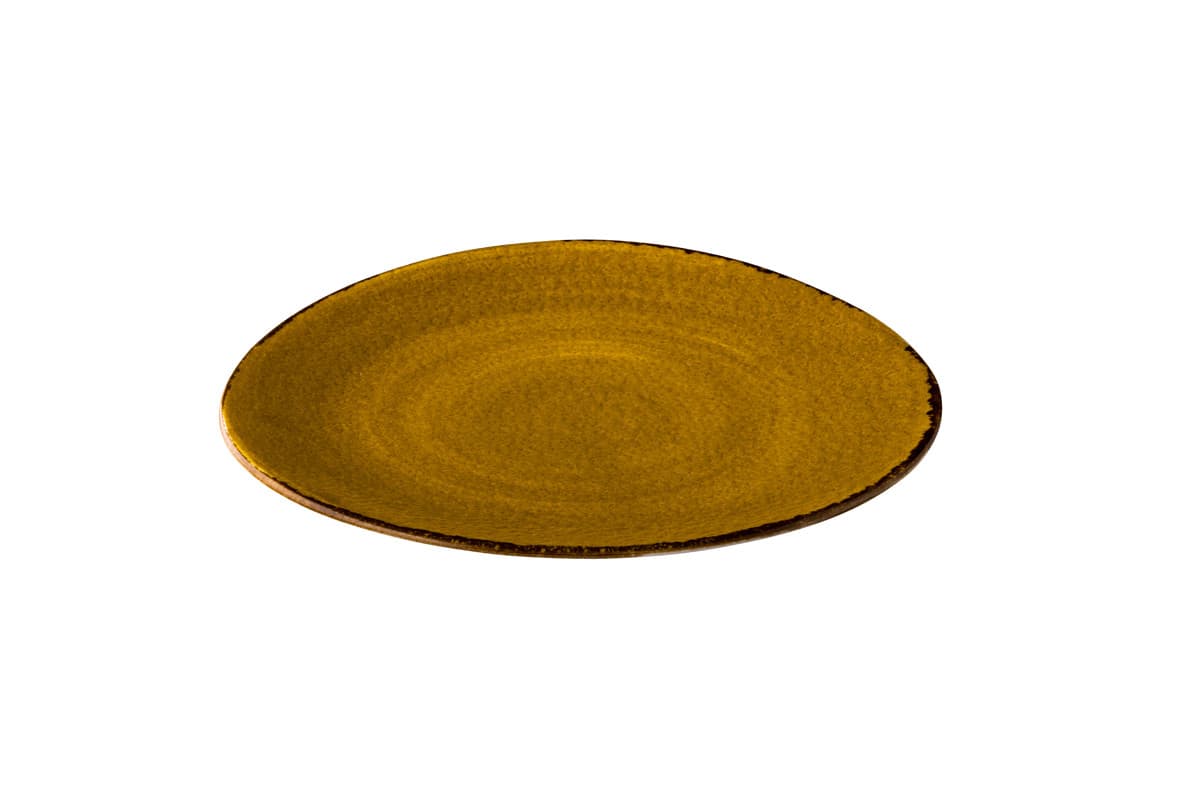 Jersey háromszög sárga tányér 27 cm