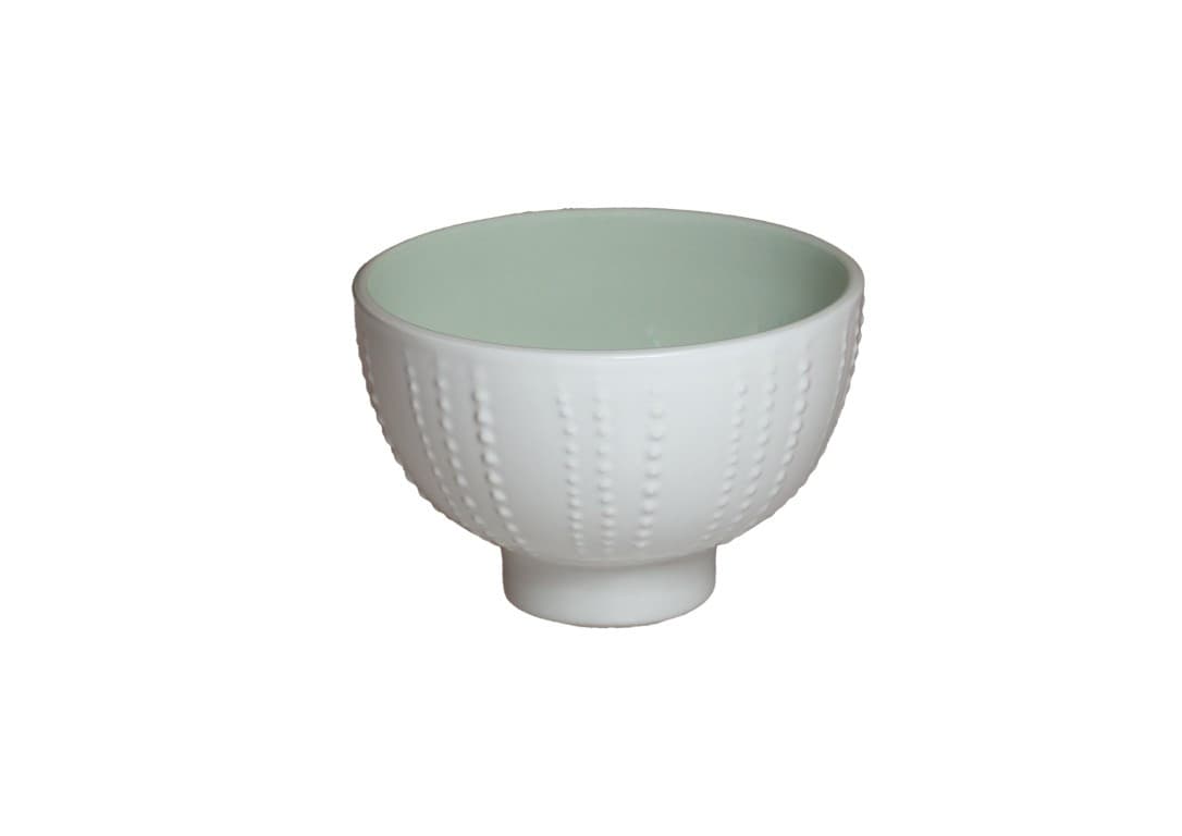 Studio Raw Urchin talpas süntál fehér / zöld 12 x 7,7 cm