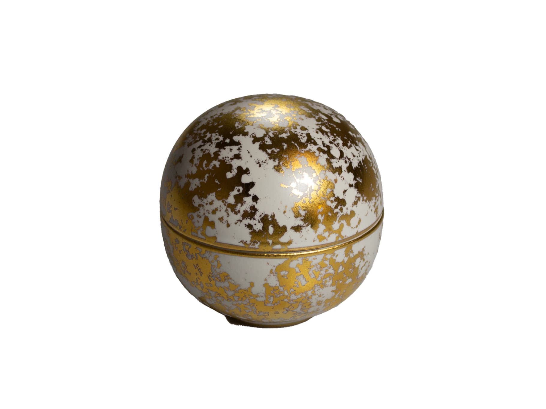 Studio Raw Gold Luster fedeles gömbtál arany 7 x 6,5 cm