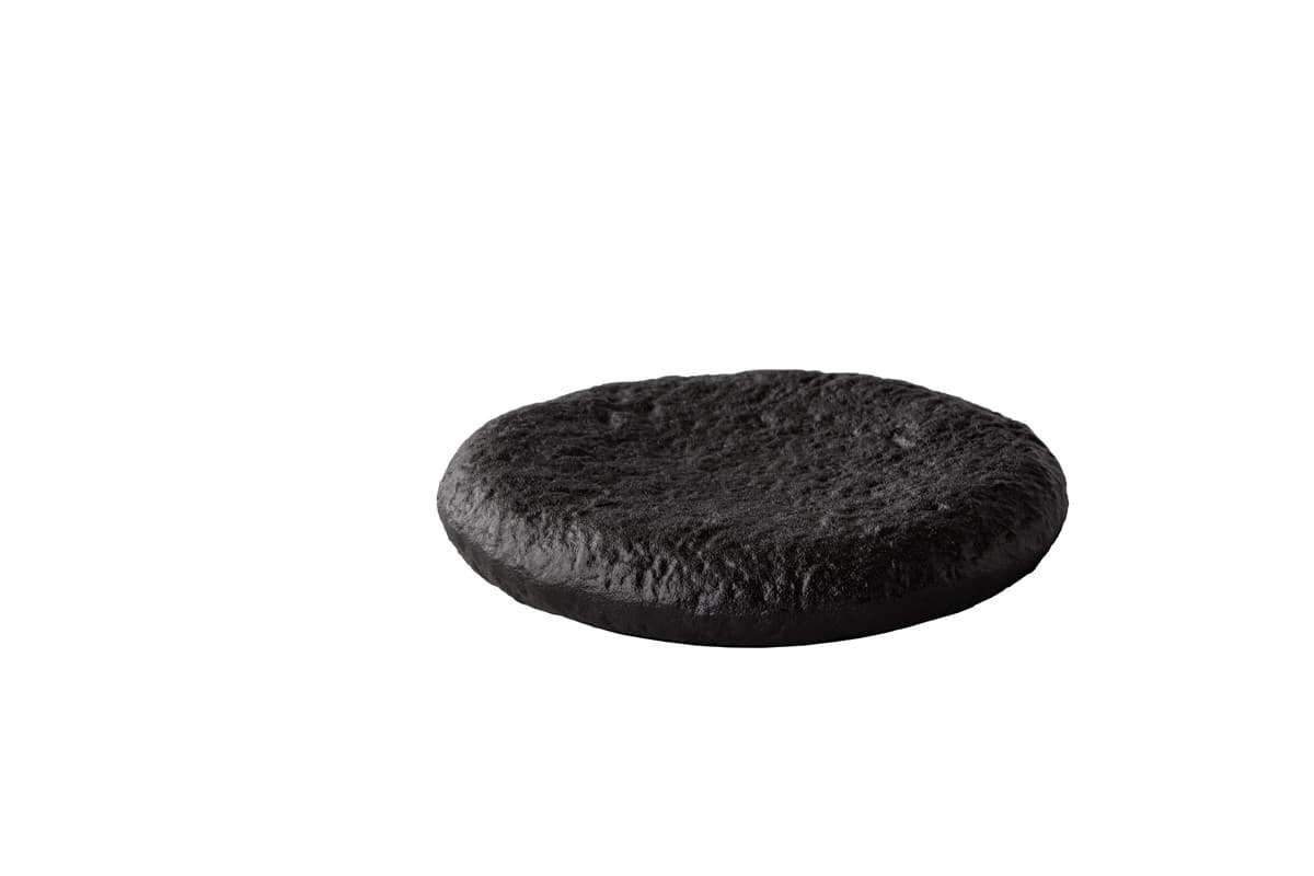 Studio Raw Rock párna tányér fekete 11,1 x 2,4 cm