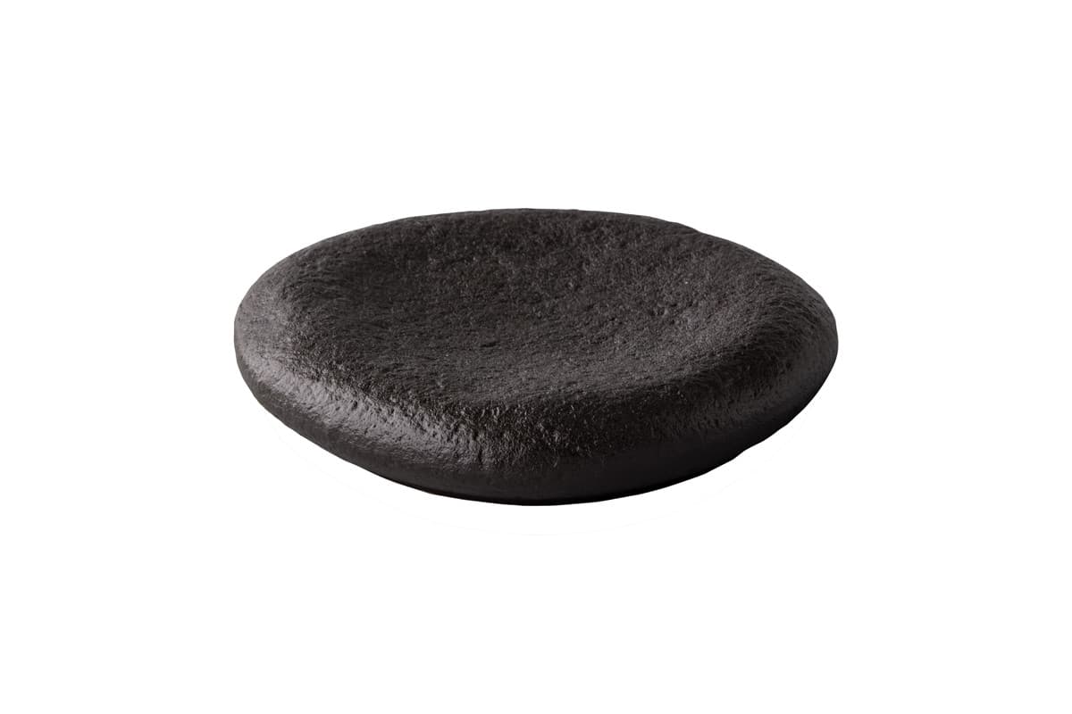 Studio Raw Rock párna tányér fekete 15,8 x 3,2 cm