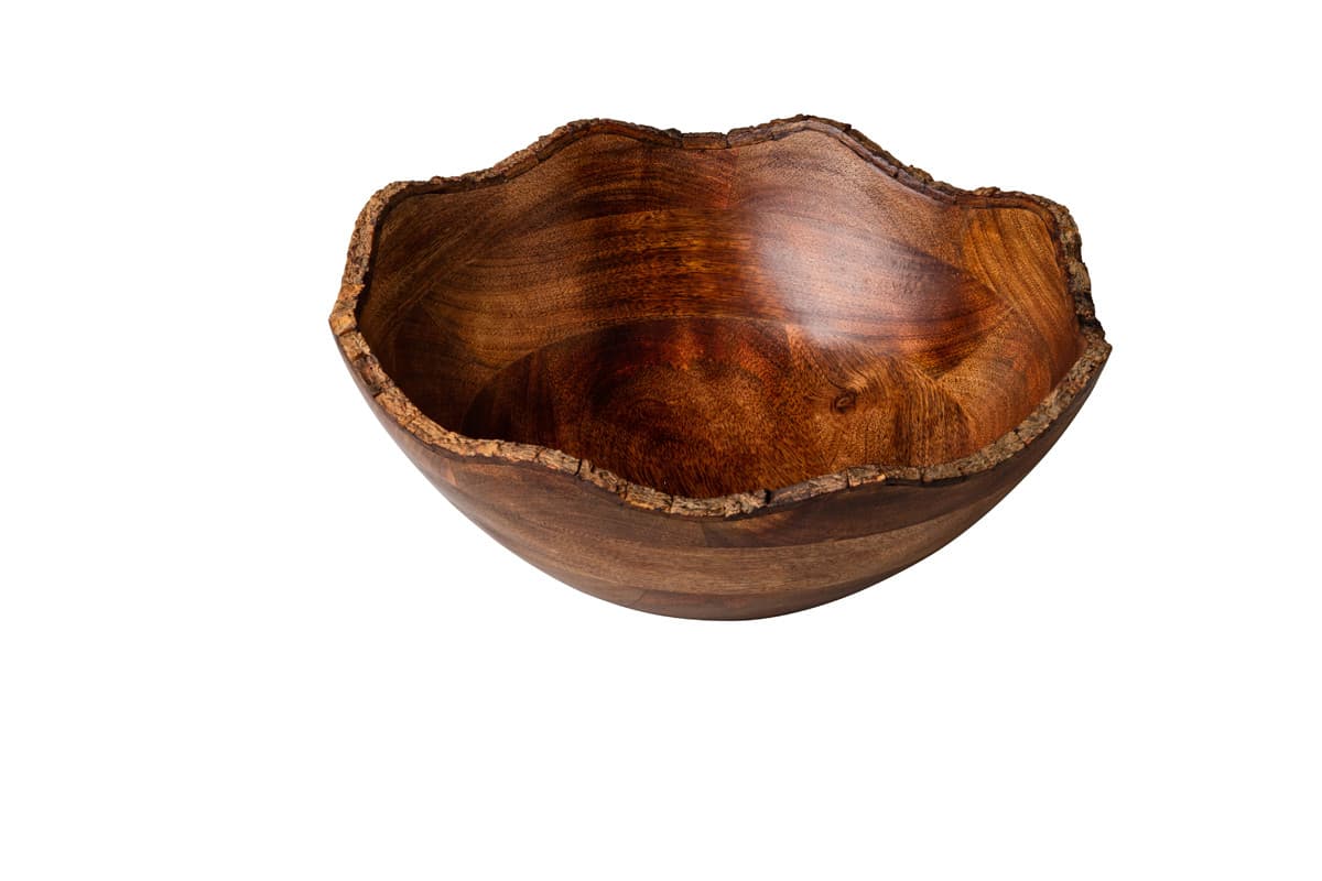 Tál nature mangófa Ø30x12 cm