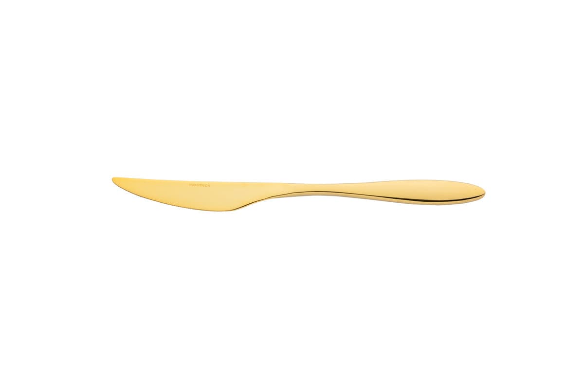 Gioia PVD 18/10 evőkés, arany, 22,7 cm