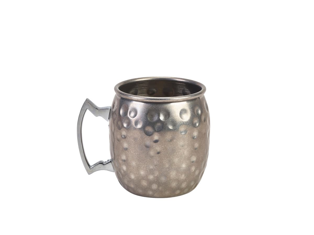 Vintage kalapált bögre, Ø 8,5 cm, 400 ml