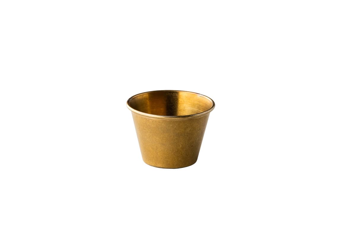 Rozsdamentes acél ramekin, arany, Ø 6,2 cm, 8 cl