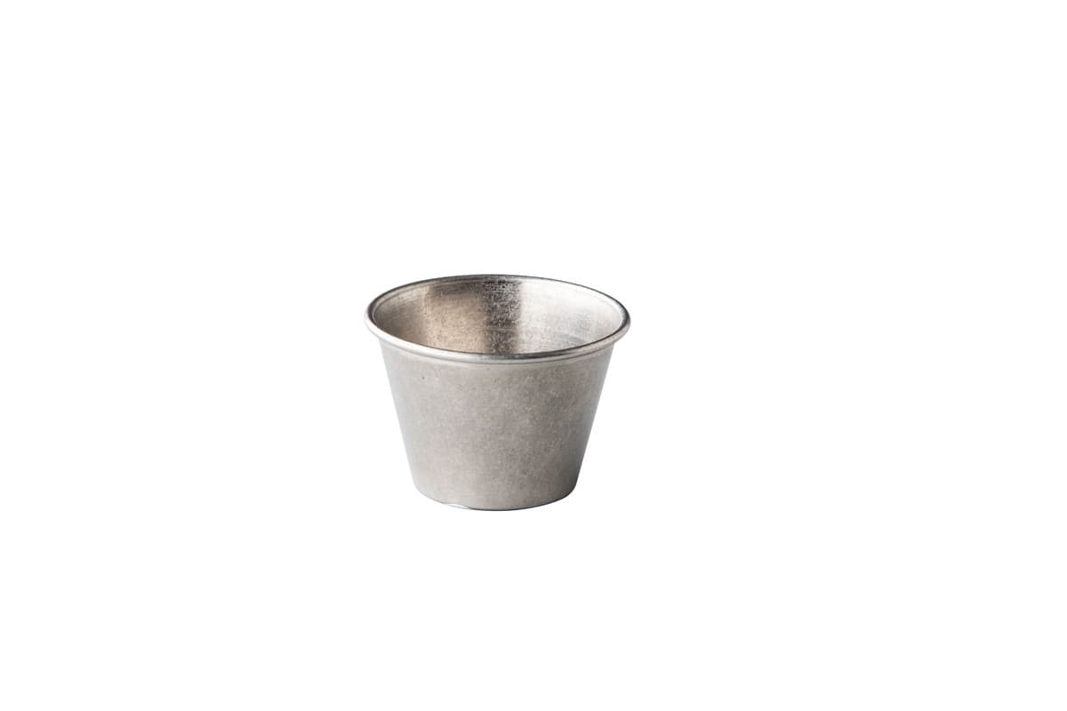 Rozsdamentes acél vintage ramekin, Ø 6,2 cm, 8 cl
