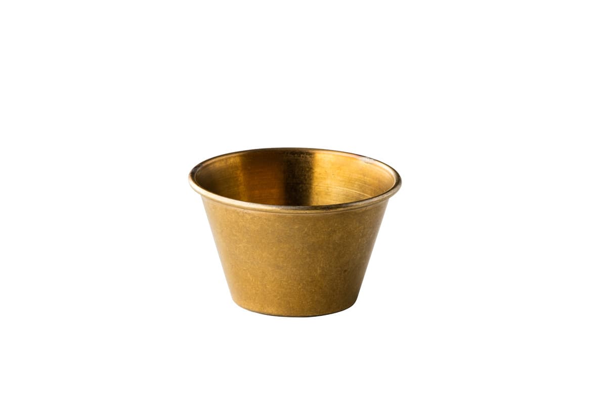 Rozsdamentes acél ramekin, arany, Ø 8,2 cm, 15 cl