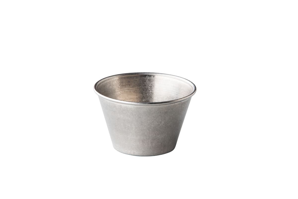 Rozsdamentes acél vintage ramekin, Ø 8,2 cm, 15 cl