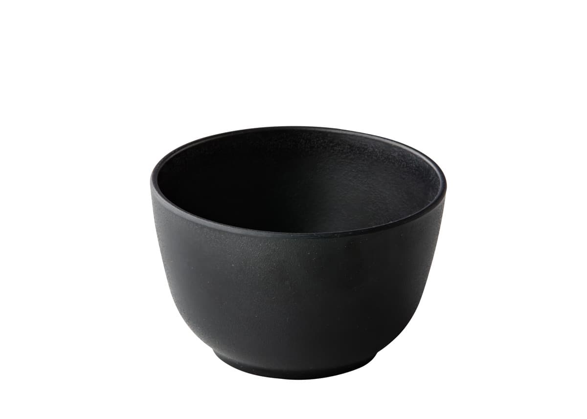Kerek tál 11,3 magas, fekete, 7 cm