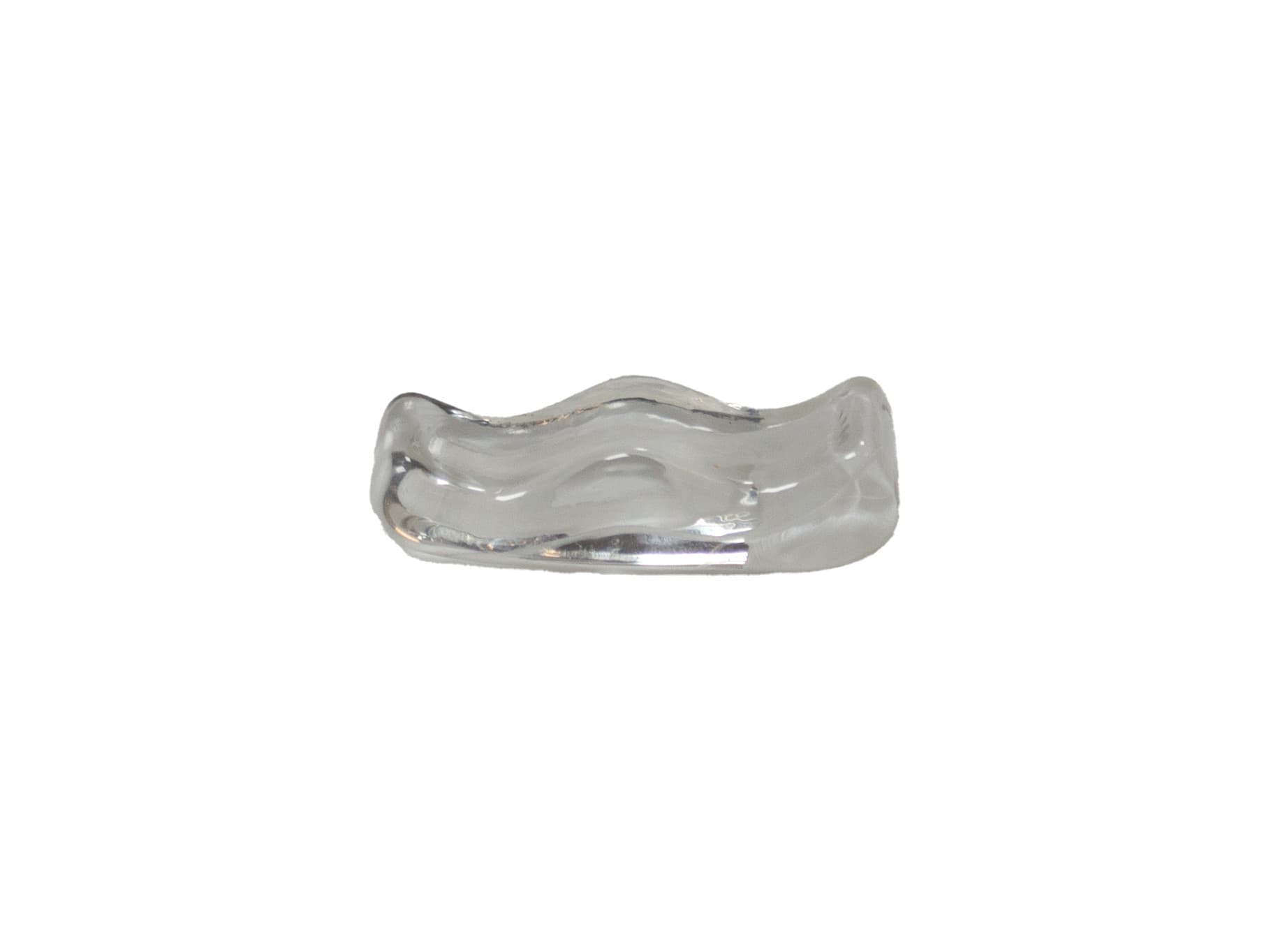 Swirl evőeszköztartó pohár, fehér, 6 x 2,5 x 1,5 cm
