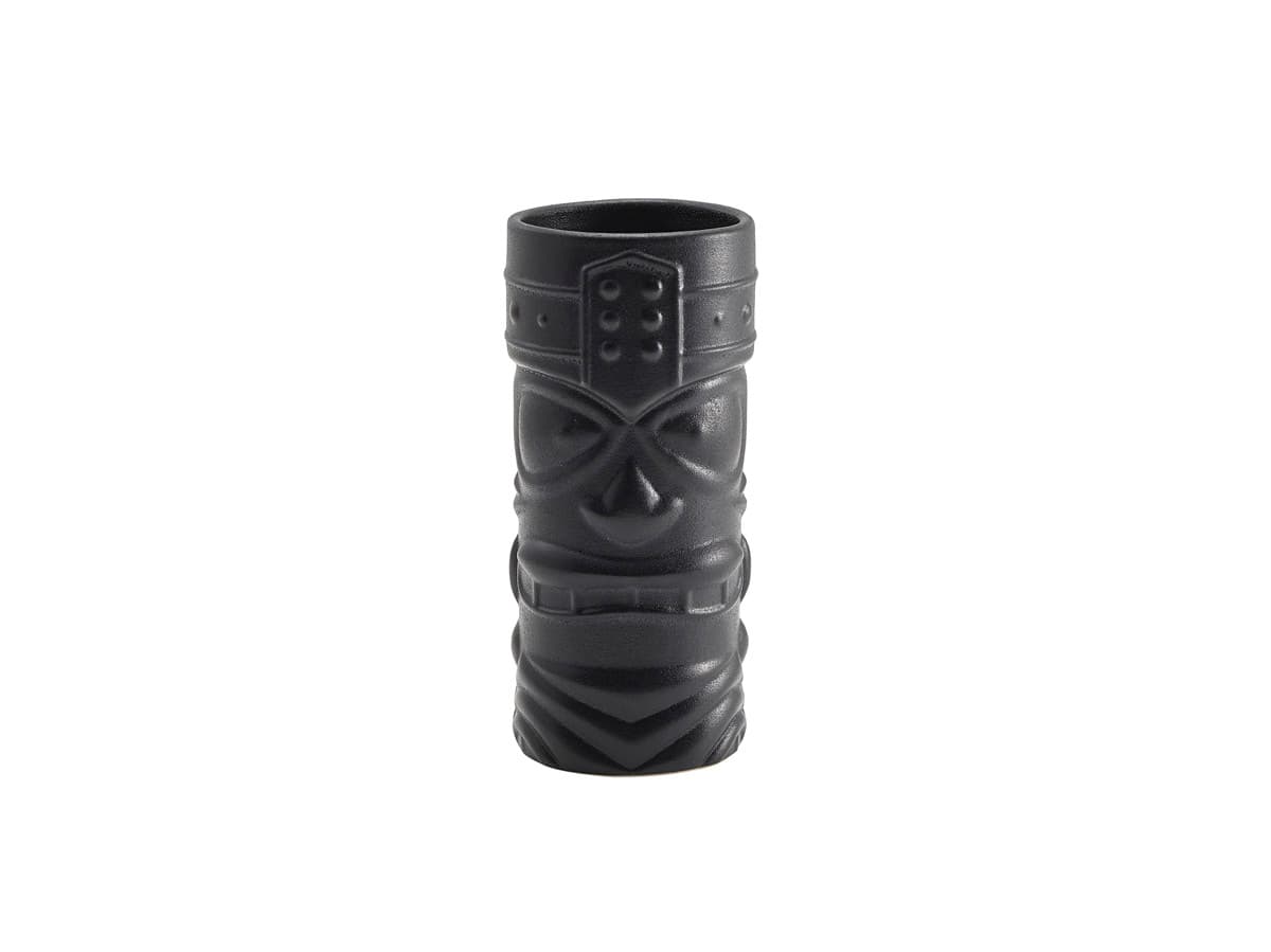 Tiki bögre zwart, Ø 7,5 cm, 400 ml