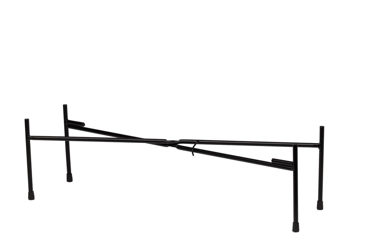 Tálca állvány st., fekete, 63 x 21,5 x 19 cm