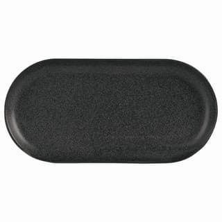 Keskeny ovális tányér Graphite 30 cm