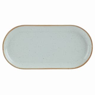 Keskeny ovális tányér kő 30 cm