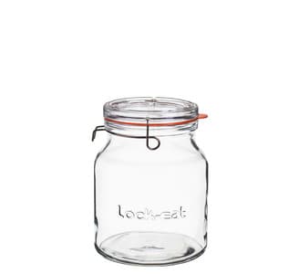 Lock-Eat handy üvegtégely 2 l.fedővel