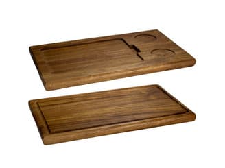 Deszka 2 inlays téglalap