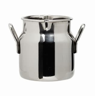 Rozsdamentes acél mini tejes churn, Ø 5 cm, 70 ml