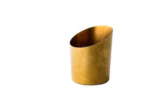 Tálaló csésze slanted arany vintage Ø9,5cm