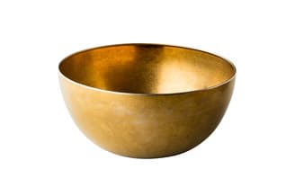 Tál vintage arany Ø25cm